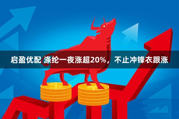 启盈优配 涤纶一夜涨超20%，不止冲锋衣跟涨